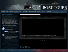 Tablet Screenshot of amityboattours.com